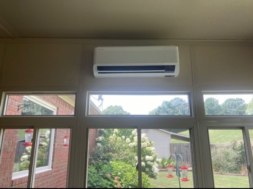 Ductless Mini Split installation